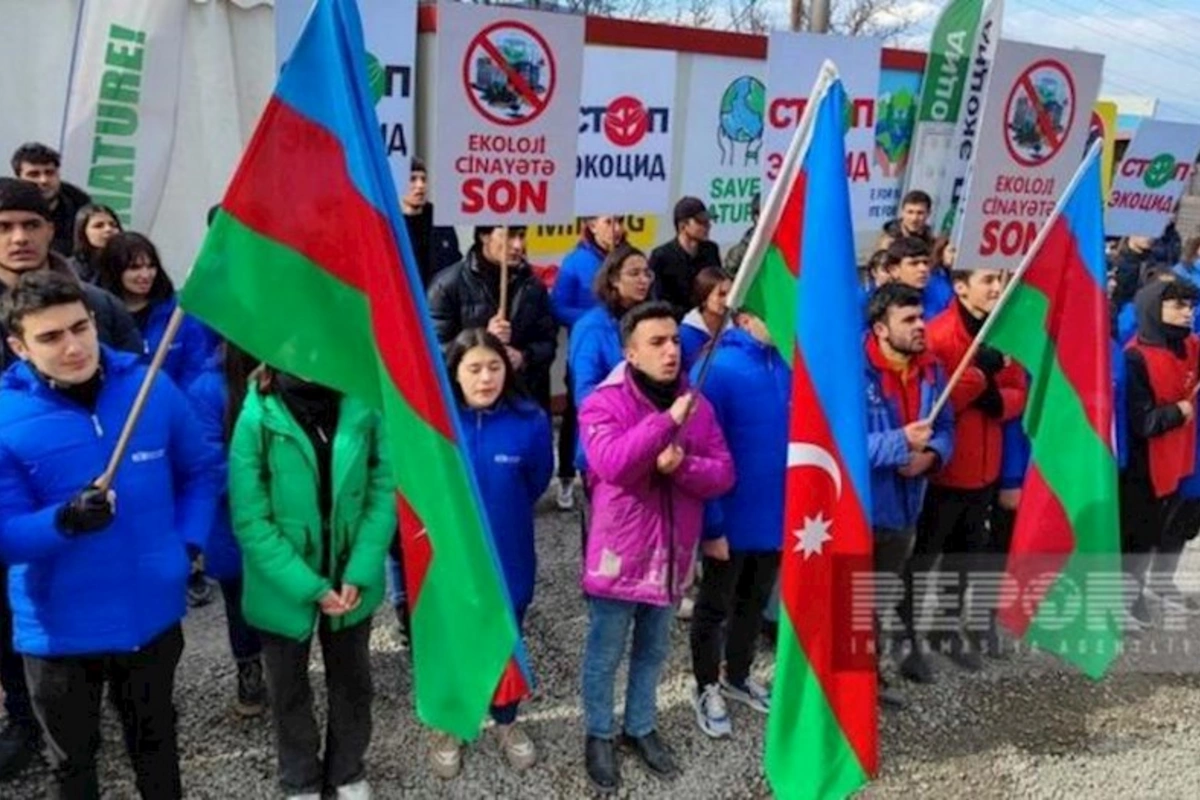 Xankəndi-Laçın yolunda etiraz aksiyasının 94-cü günü — “Ekoloji cinayətə son”