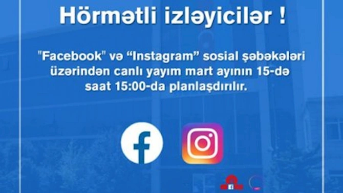 Azəriqaz rəhbərliyinin canlı yayımı olacaq — FOTO Azəriqaz rəhbərliyinin canlı yayımı olacaq — FOTO