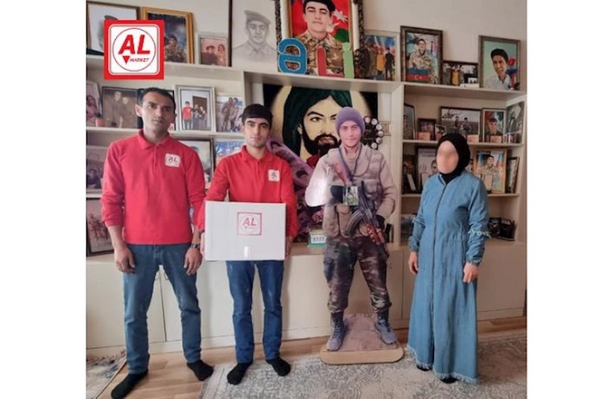 AL Marketdən Şəhid ailələrinə Novruz sovqatı — FOTOLAR AL Marketdən Şəhid ailələrinə Novruz sovqatı — FOTOLAR