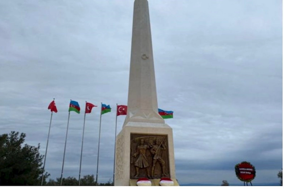 Çanaqqalada Azərbaycan şəhidləri abidəsi ucaldılıb