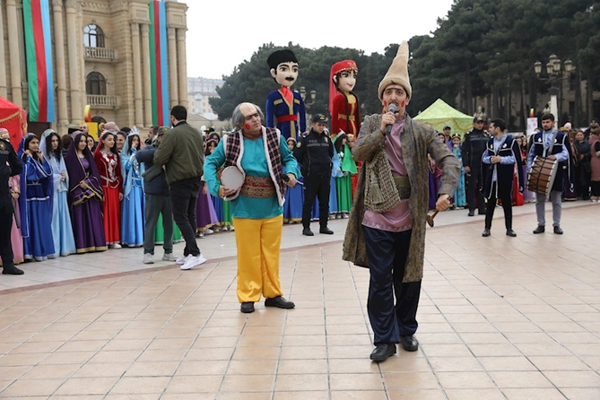 Abşeron rayonunda Novruz şənliyi keçirildi — FOTO