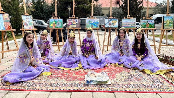 Salyanda Novruz bayramı münasibətilə tədbir keçirildi — FOTOLAR