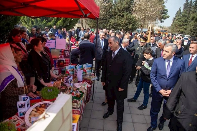 Salyanda Novruz bayramı münasibətilə tədbir keçirildi — FOTOLAR