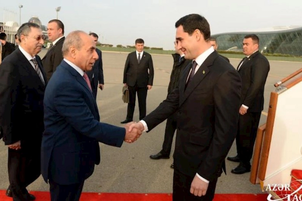 Türkmənistan Prezidenti Azərbaycana gəldi