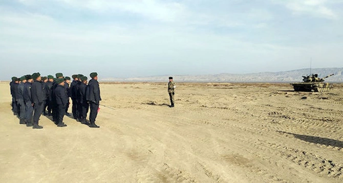 Azərbaycan Ordusunun tank bölmələrinin döyüş hazırlığı yoxlanılıb — FOTO/VİDEO