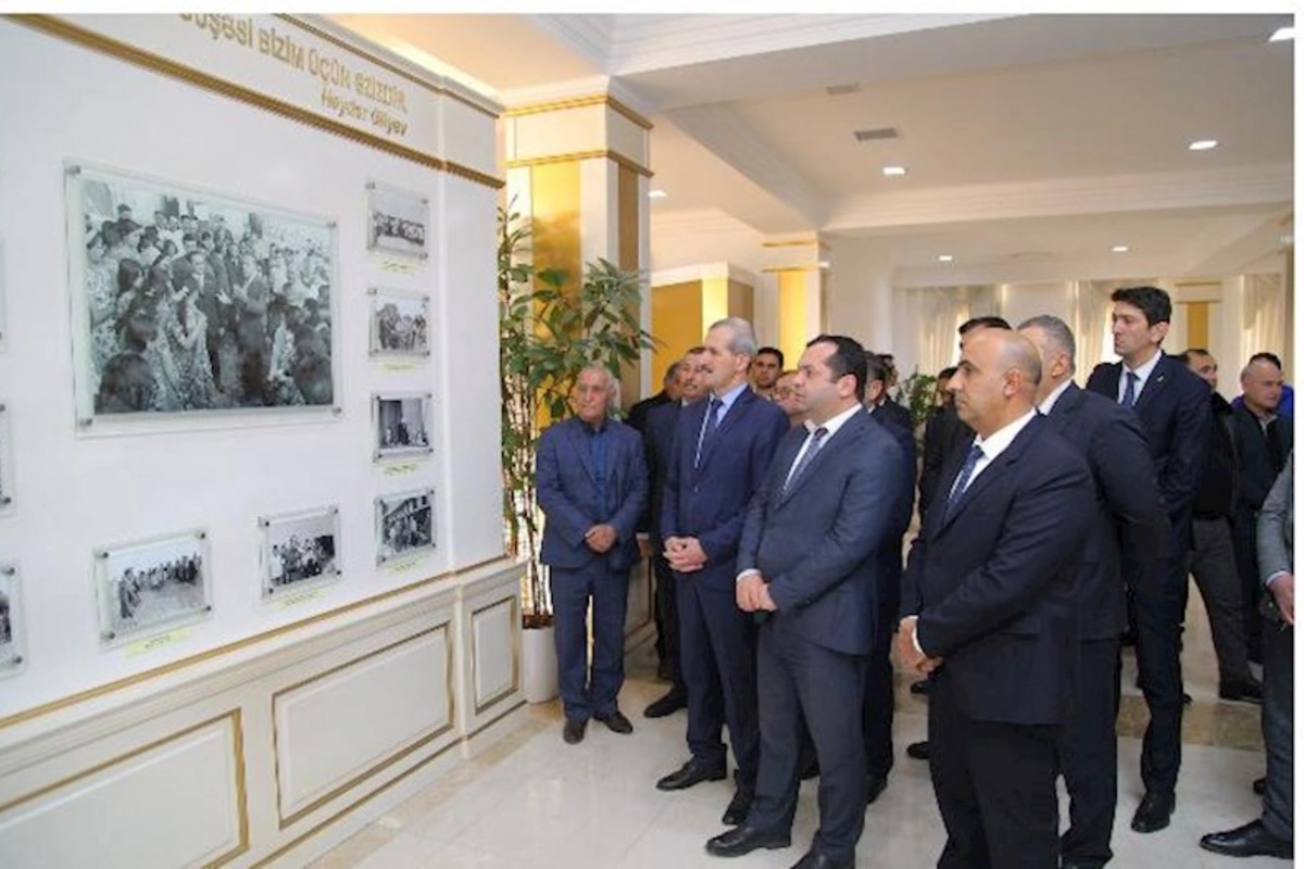 Salyanda Heydər Əliyevin 100 illik yubileyi münasibətilə tədbir keçirilib — FOTOLAR