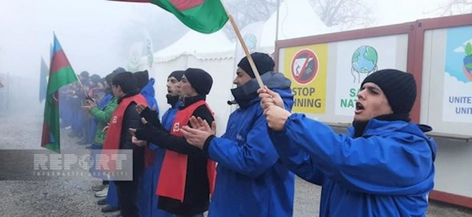 Şuşada Novruz tonqalı qalanıb, aksiya bayram əhvali-ruhiyyəsi ilə davam edir — YENİLƏNİB (FOTO/VİDEO)