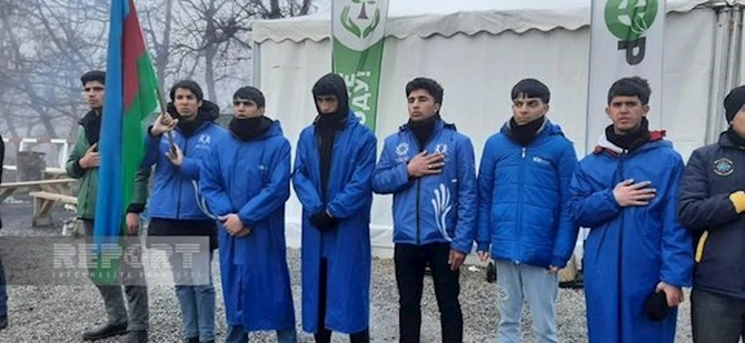 Xankəndi-Laçın yolunda ekoaksiyanın 99-cu günü: Etirazçılar tələblərini irəli sürürlər — FOTO