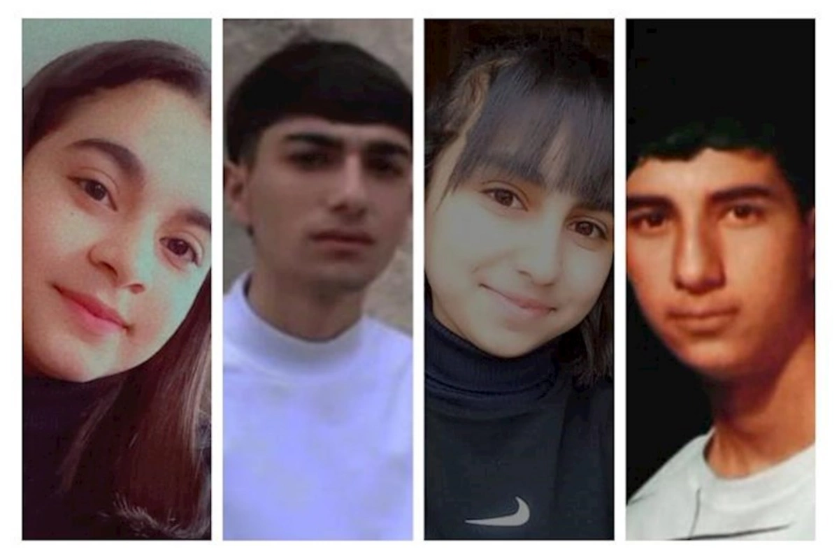 Yevlaxda itkin düşən 4 yeniyetmə tapıldı — FOTOLAR