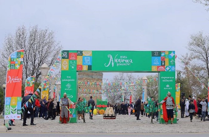 Naxçıvanda Novruz Şəhərciyi həyəcanı — FOTO/VİDEO