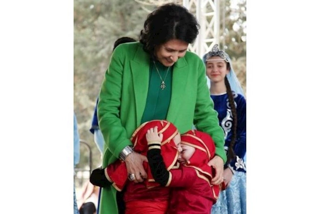 Gürcüstan Prezidenti azərbaycanlıları Novruz bayramı münasibətilə təbrik edib