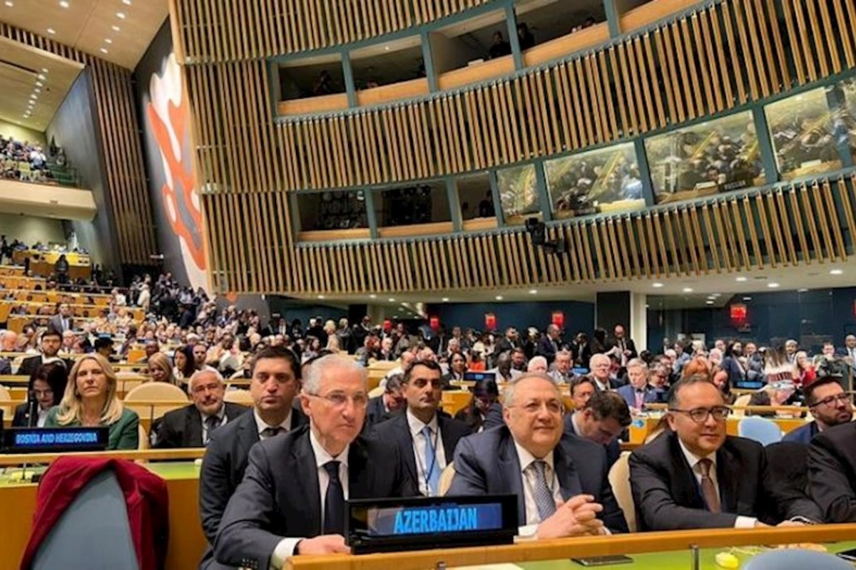 Azərbaycan BMT-nin su ehtiyatları üzrə konfransında iştirak edir
