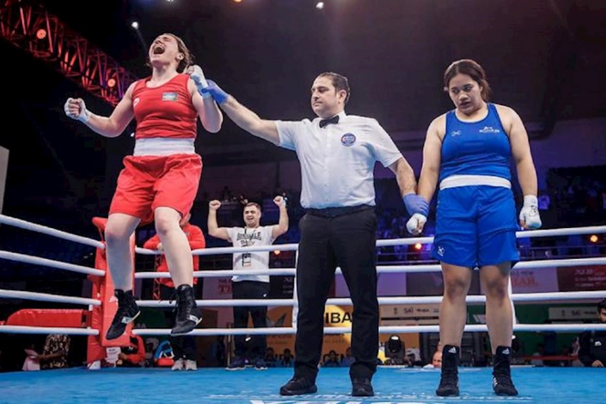 Qadın boksçumuz dünya çempionatında ilk dəfə medalı təmin etdi