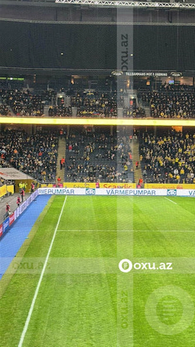 İsveç-Azərbaycan oyununda təxribata cəhd göstərən ermənilər saxlanılıblar — YENİLƏNİB (FOTO/VİDEO)