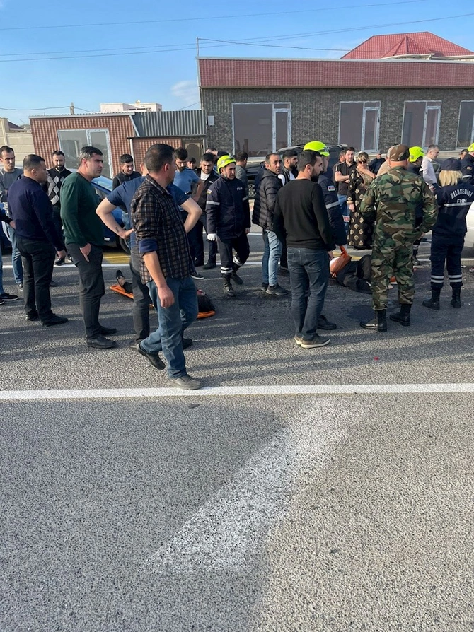 Abşeronda ağır qəza: Ölən və xəsarət alanlar var — FOTO Abşeronda ağır qəza: Ölən və xəsarət alanlar var — FOTO
