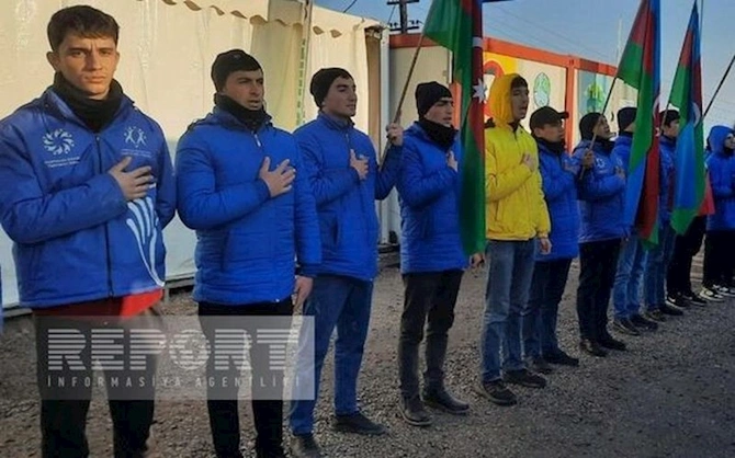 Xankəndi-Laçın yolu: Ekoaksiya gecə boyu da yüksək fəallıqla davam edib — FOTO