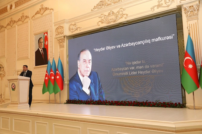 Abşeron rayonunda “Heydər Əliyev İli” çərçivəsində konfrans keçirilib