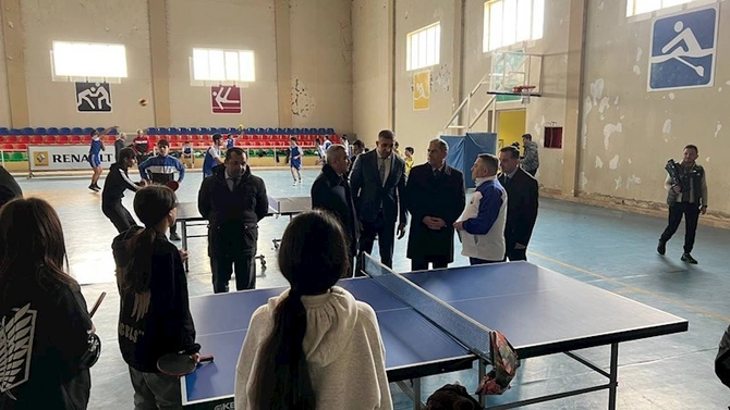 Salyanda idman bölmələrinə baxış keçirildi — FOTOLAR Salyanda idman bölmələrinə baxış keçirildi — FOTOLAR