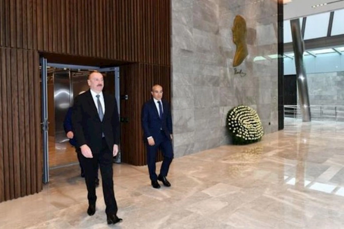 Prezident yeni inzibati binanın açılışını etdi — FOTOLAR