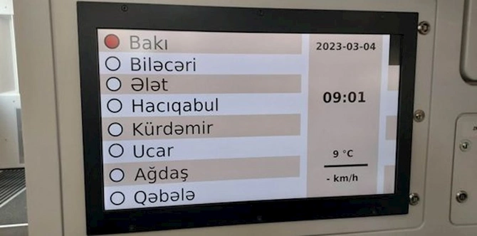 Bakı-Qəbələ-Bakı sürət qatarı fəaliyyətə başlayır — FOTO
