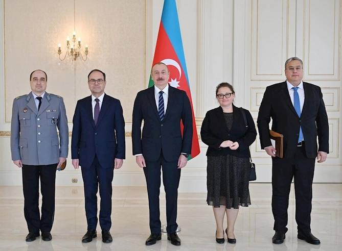 Prezident Bolqarıstanın yeni səfirinin etimadnaməsini qəbul edib — YENİLƏNİB (FOTO)