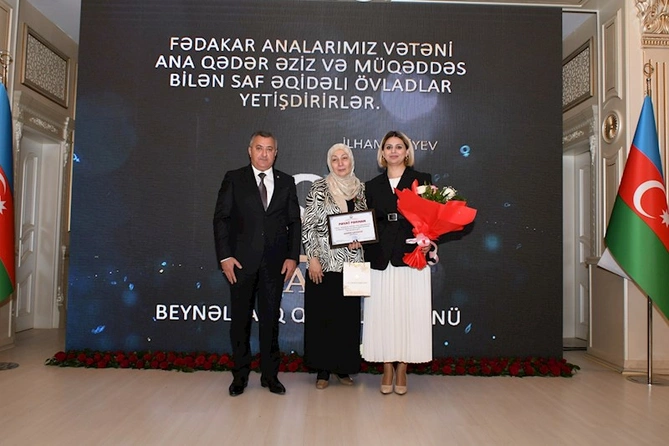 Abşeronda şəhid ailələrinin xanım üzvləri Beynəlxalq Qadınlar Günü münasibətilə təbrik edildi