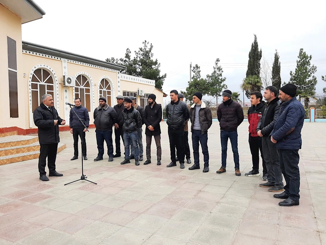 Hacıqabul sakinlərinin problemləri dinlənildi — FOTOLAR