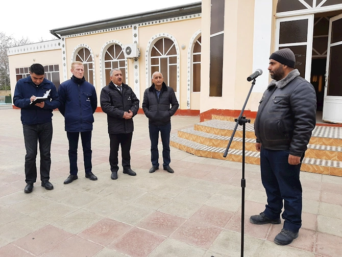 Hacıqabul sakinlərinin problemləri dinlənildi — FOTOLAR