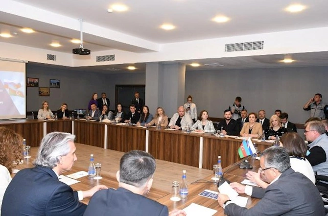 Həştərxan vilayətinin qubernatoru Azərbaycanda səfərdə olmuşdur — FOTOLAR