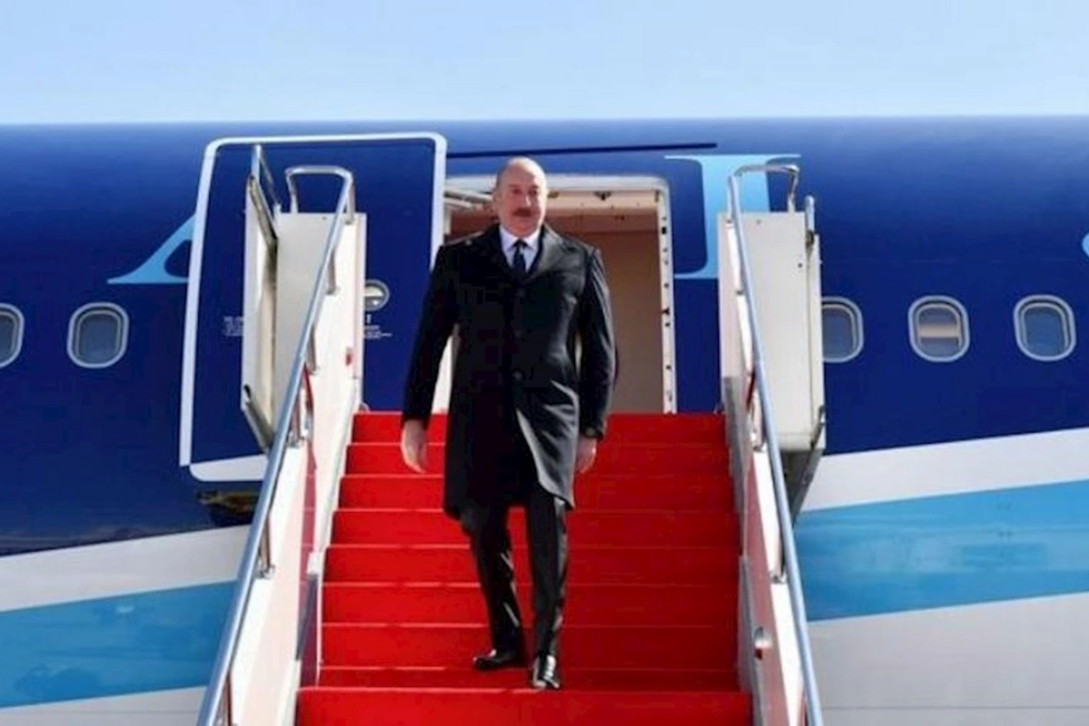 Prezident İlham Əliyev Qazaxıstana rəsmi səfərə gedib — YENİLƏNİB (FOTO)