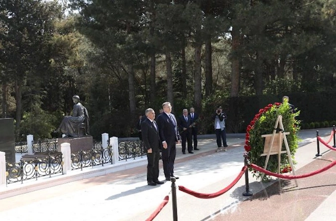Həştərxan vilayətinin qubernatoru Azərbaycanda səfərdə olmuşdur — FOTOLAR