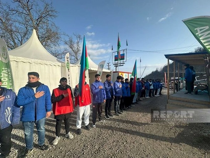Xankəndi-Laçın yolu: Ekofəalların aksiyası 120 gündür yüksək fəallıqla davam edir — FOTO