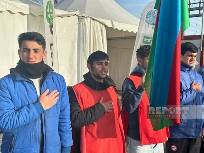 Xankəndi-Laçın yolu: Ekofəalların aksiyası 120 gündür yüksək fəallıqla davam edir — FOTO
