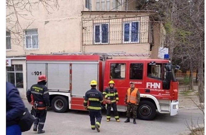 Bakıda binada PARTLAYIŞ : Xəsarət alan var — VİDEO/FOTO