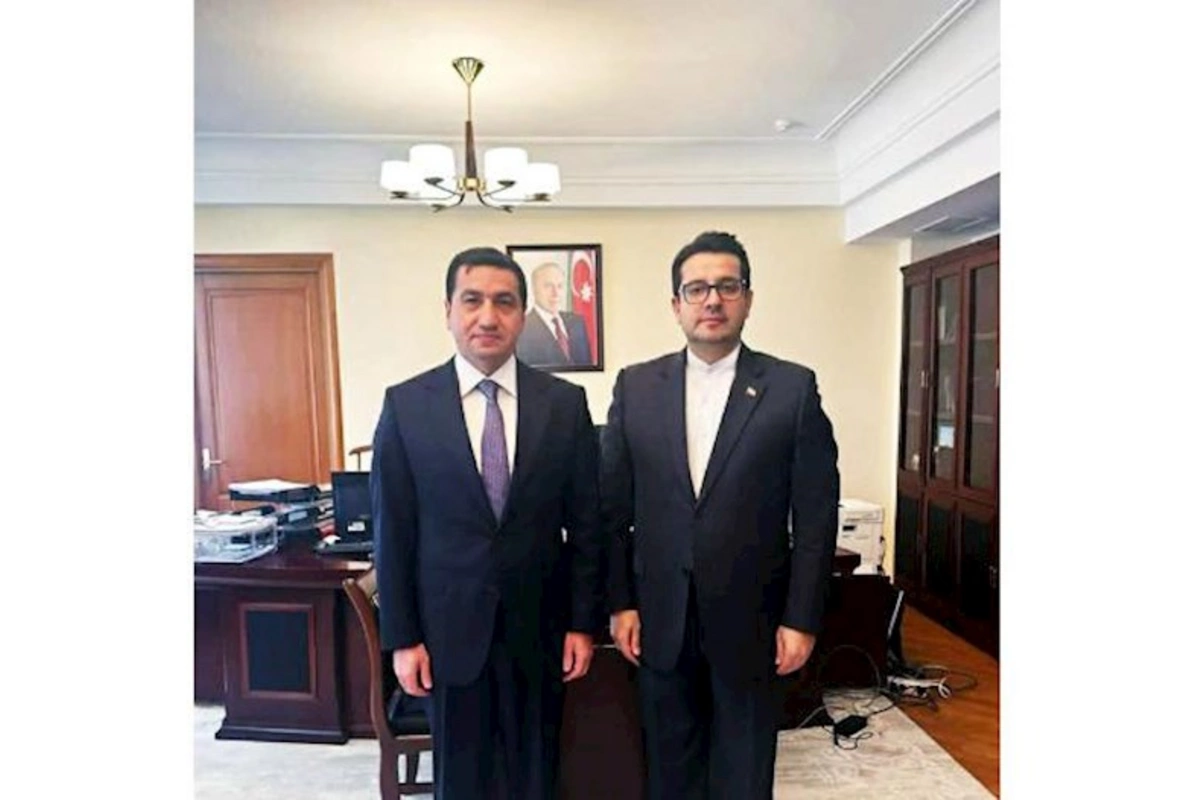 Hikmət Hacıyev İran səfiri ilə görüşdü — FOTO