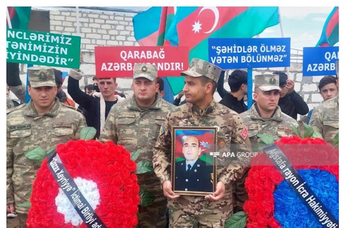 Şəhid Elşad Həsənov Ağstafada dəfn edildi — YENİLƏNİB (FOTOLAR)