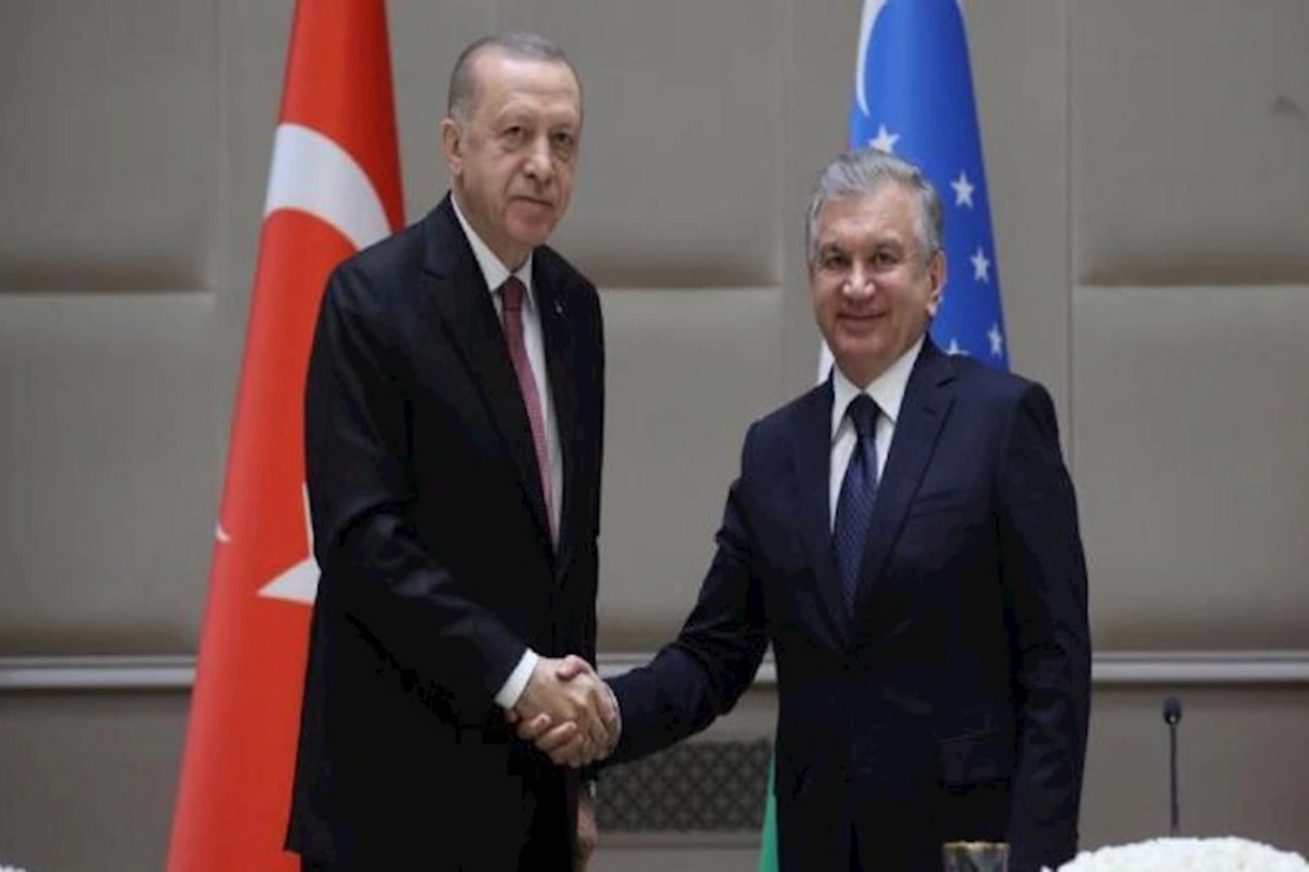 Ərdoğan Özbəkistan Prezidenti ilə danışdı