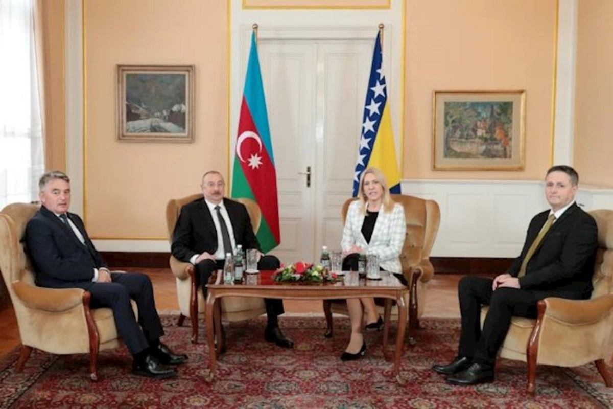 Prezident İlham Əliyevin Bosniya və Herseqovina lideri ilə görüşü olub — YENİLƏNİB