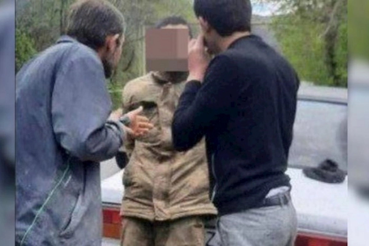 Ermənistanda əsgərimizi döyən şəxslərin FOTOSU