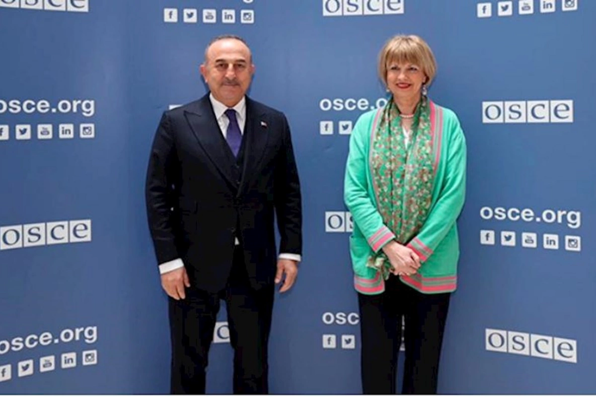Çavuşoğlu ATƏT-in Baş katibi ilə Cənubi Qafqazdakı vəziyyəti müzakirə etdi