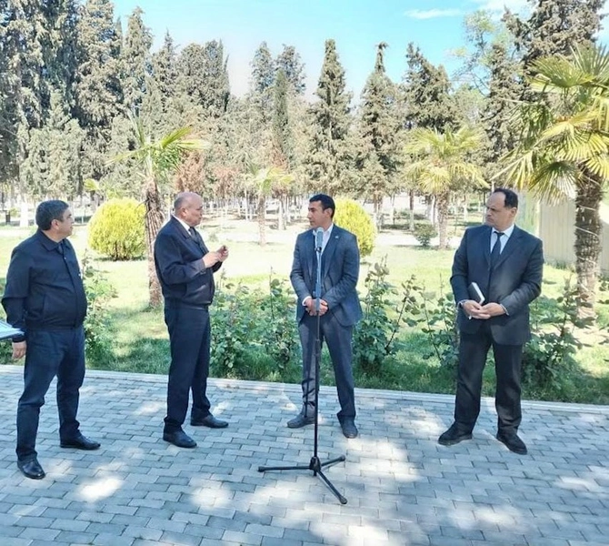 Növbəti Səyyar qəbul otağı Göyçayda quruldu — FOTOLAR