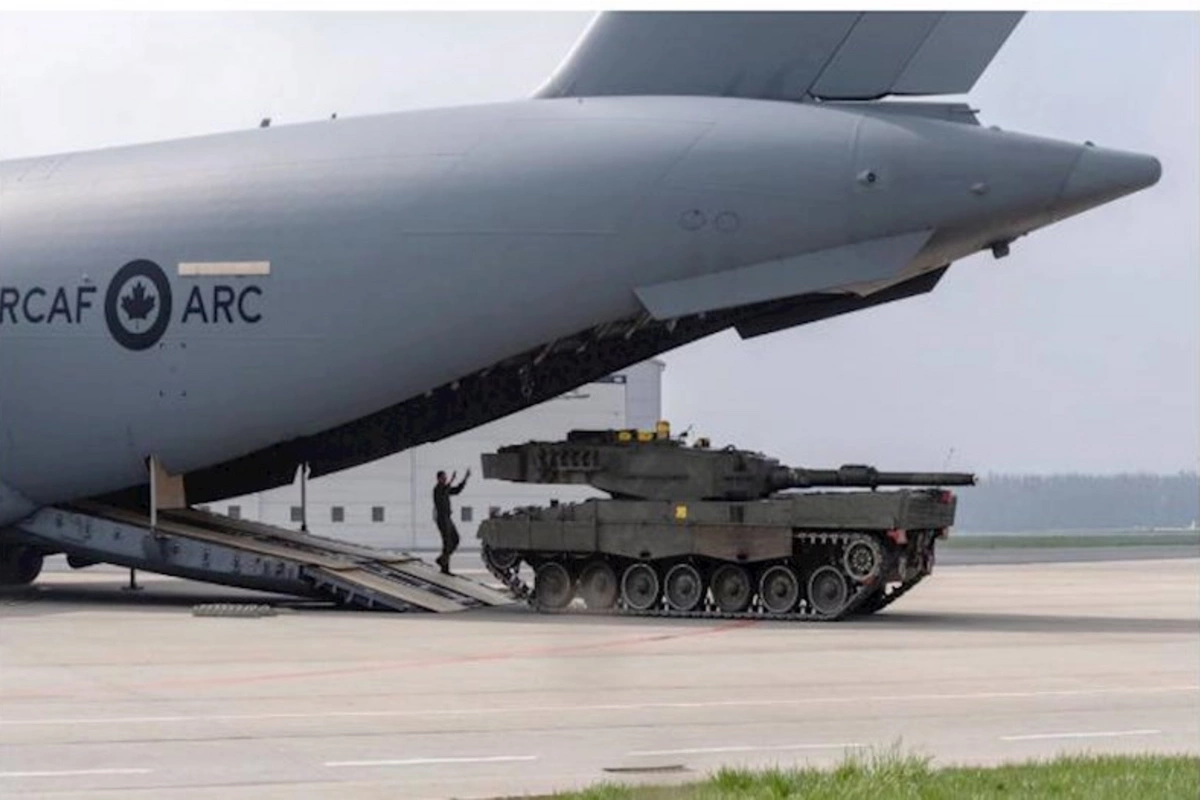 Kanadanın Ukraynaya verdiyi “Leopard” tankları Polşaya çatdırılıb