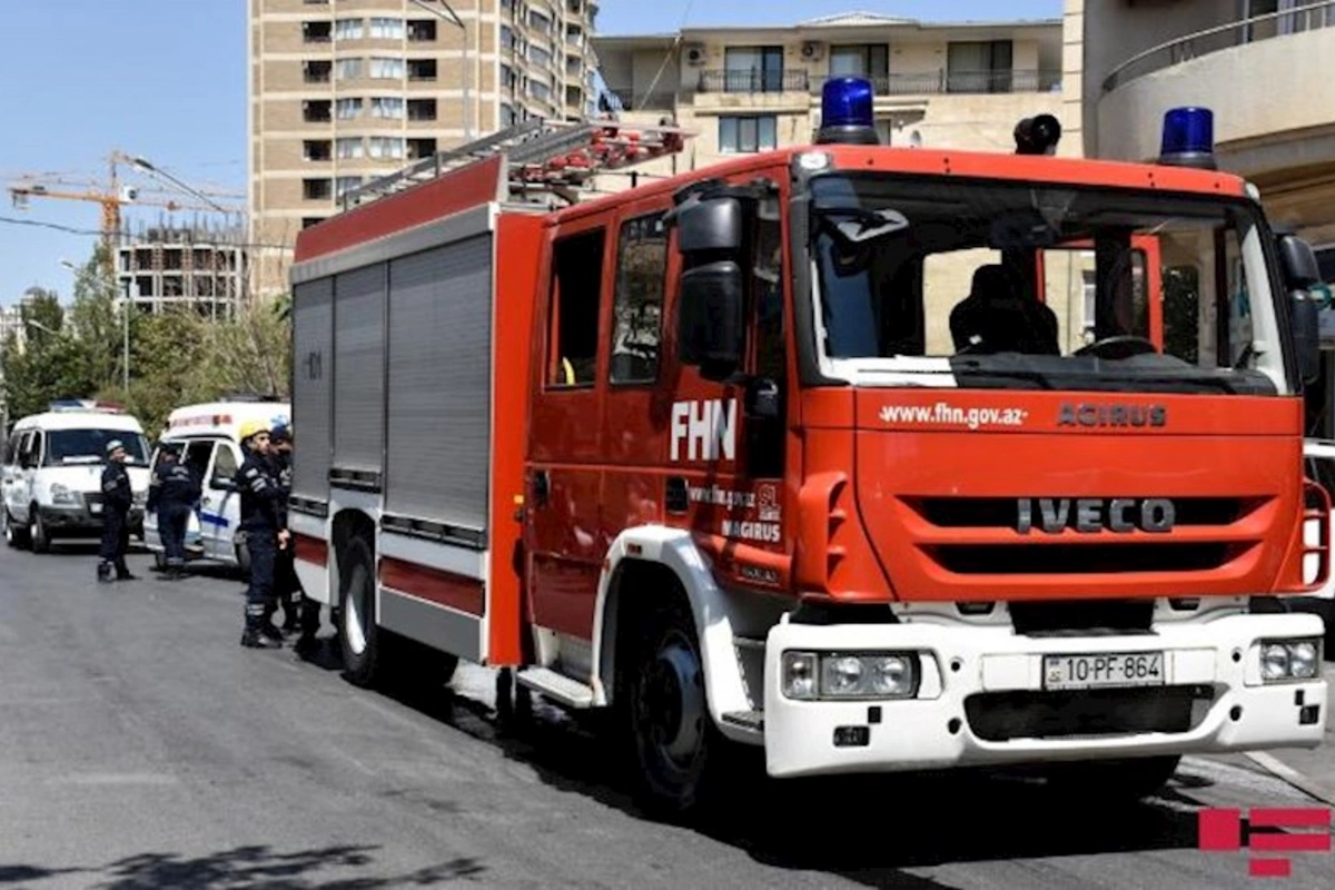 Qaradağda mənzildə yanğın baş verib