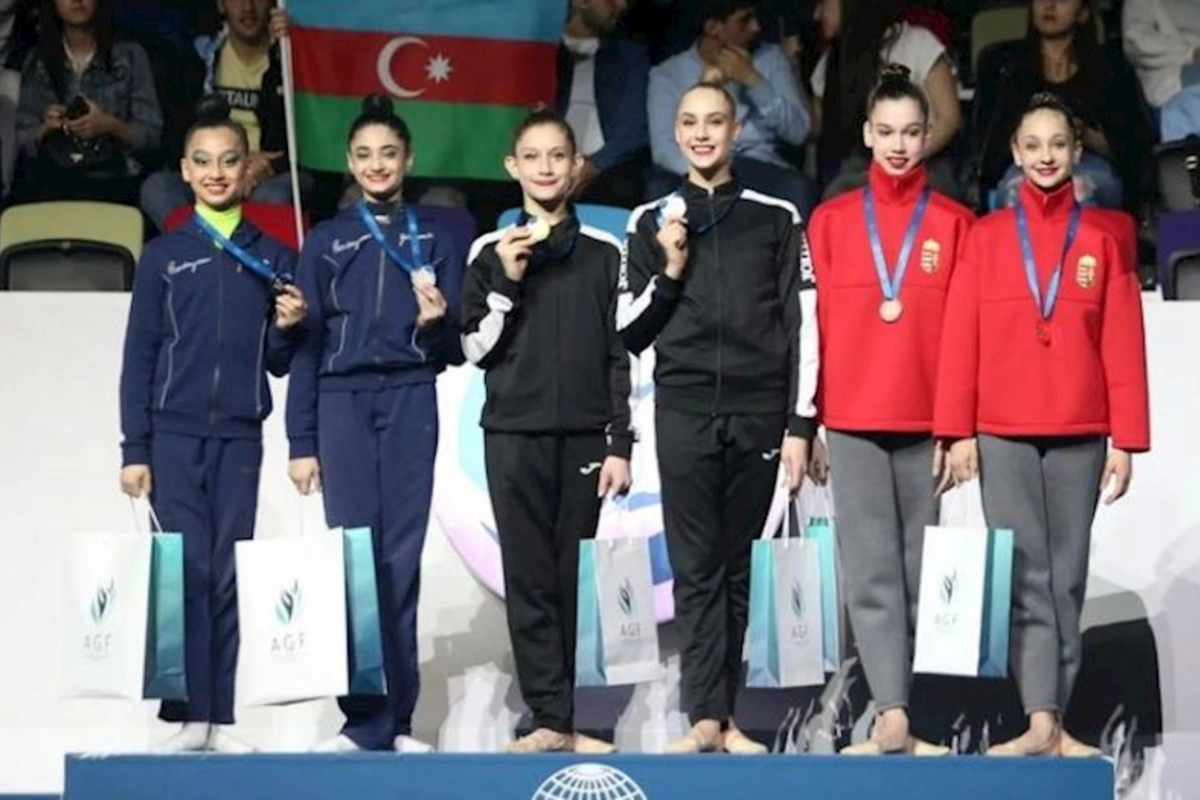 Azərbaycan gimnastları “AGF Trophy”də gümüş medal qazanıblar
