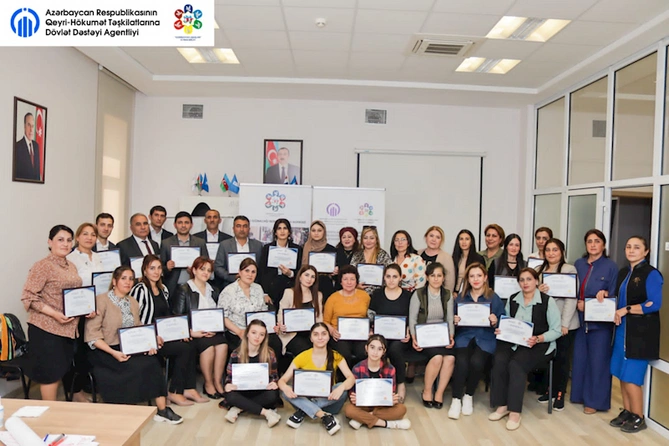Biləsuvarda Gender əsaslı zorakılıq mövzusunda təlim keçirildi — FOTO
