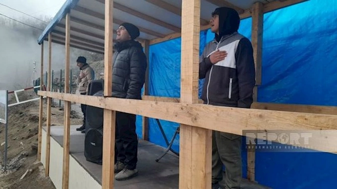 Xankəndi-Laçın yolu: Ekofəalların aksiyası 127 gündür yüksək fəallıqla davam edir — FOTO