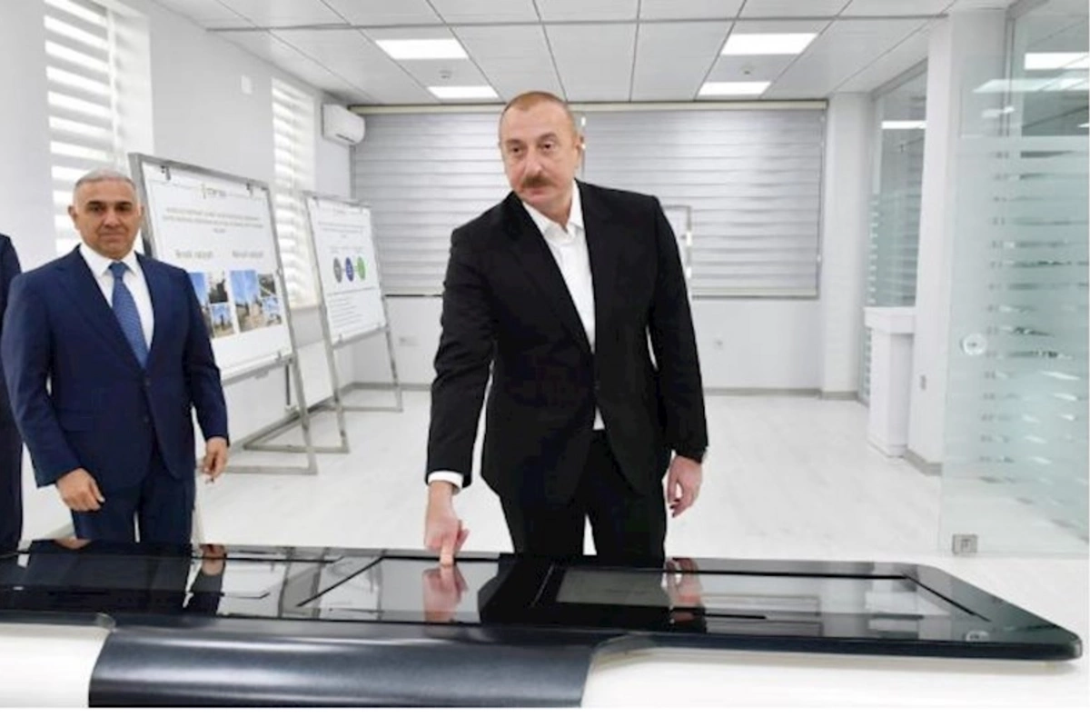 Prezident İlham Əliyev “Azərişıq” ASC-nin Salyan Rəqəmsal İdarəetmə Mərkəzinin açılışında — YENİLƏNİB