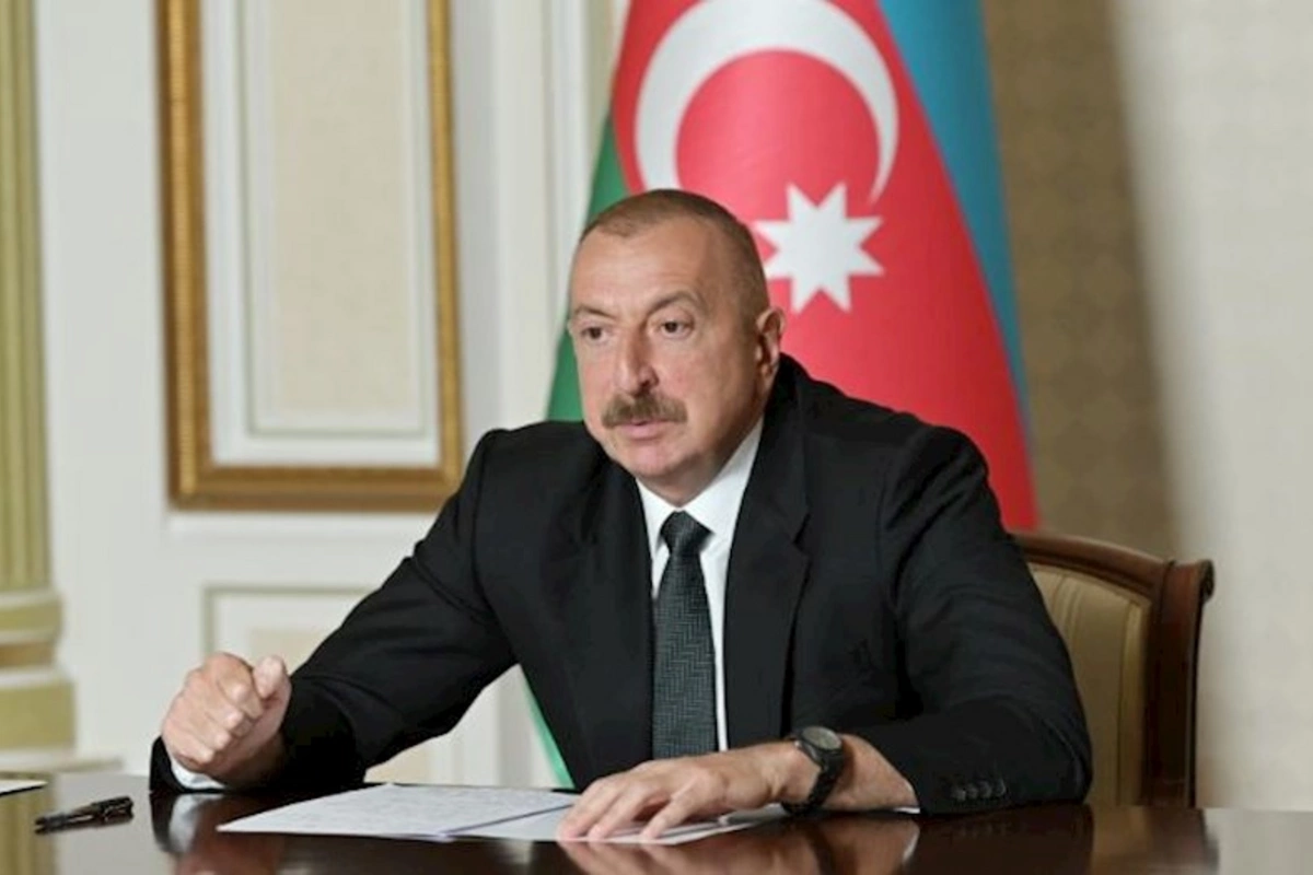 İlham Əliyev: Bayraq yandırmaqla ermənilər çirkin xislətlərini bütün dünyaya nümayiş etdiriblər