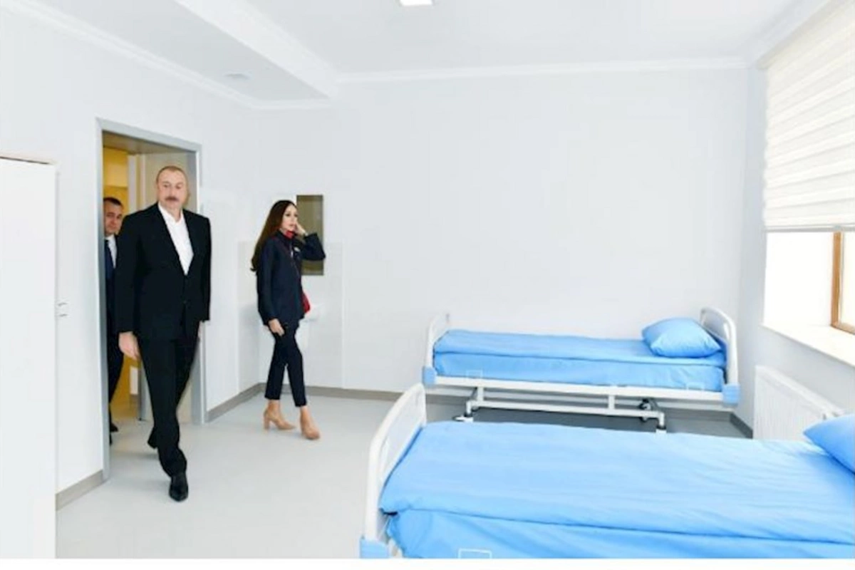 İlham Əliyev və Mehriban Əliyeva Doğum Evi və Uşaq Poliklinikasında yaradılan şəraitlə tanış olub — YENİLƏNİB