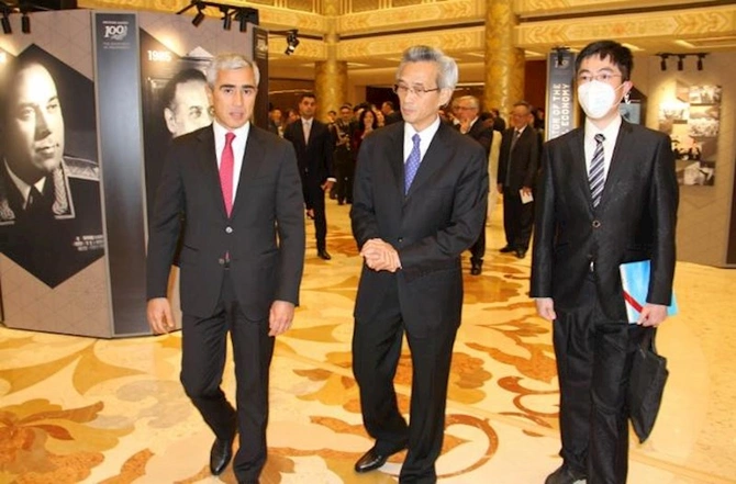 Ümummilli Lider Heydər Əliyevin 100 illiyi Pekində qeyd olundu Ümummilli Lider Heydər Əliyevin 100 illiyi Pekində qeyd olundu